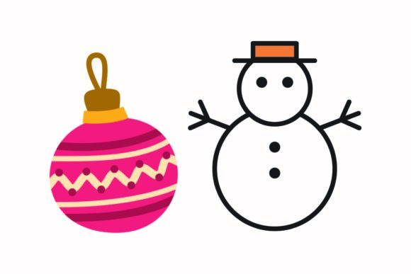 Christmas Accessories Snowman Vector: A Festive Graphics Essential