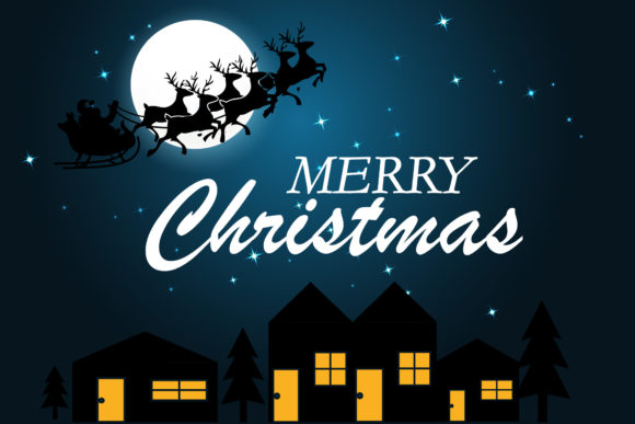 Christmas Background Silhouette Vector: A Versatile Graphics Asset