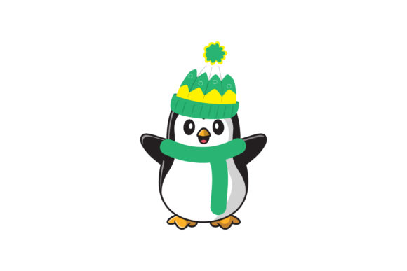 Christmas Character Penguin Vector: A Festive Graphics Gem