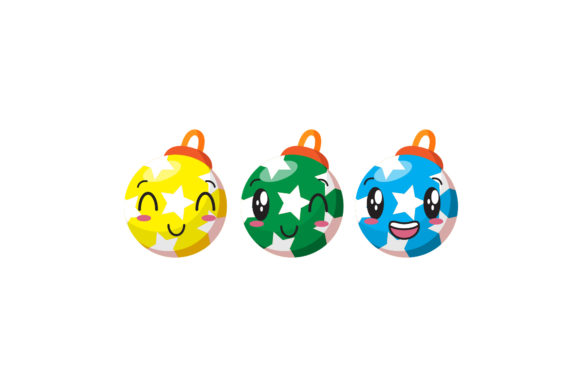 Christmas Cute Decorations: A Festive Graphics Set for Local Brands