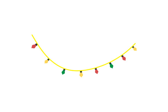 Christmas Decoration Light Assets for Festive Branding