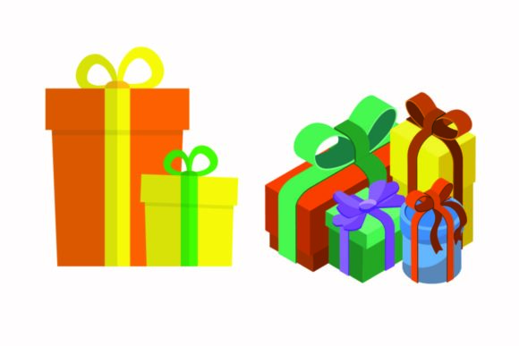 Christmas Present Gift Illustration Set Review