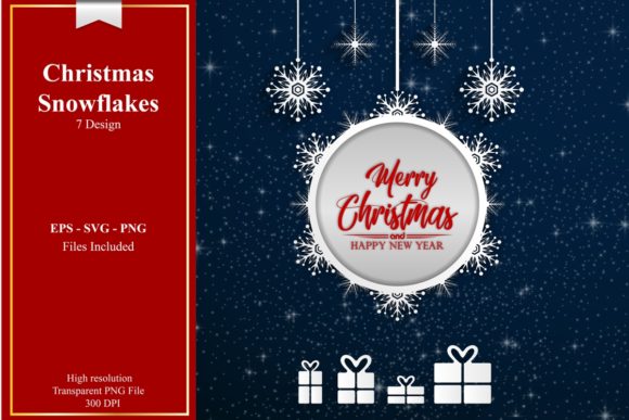 Christmas Snowflakes Vector Clipart: A Must-Have for Festive Graphics