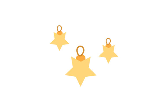 Christmas Star Decorations: A Festive Graphic for Local Brands