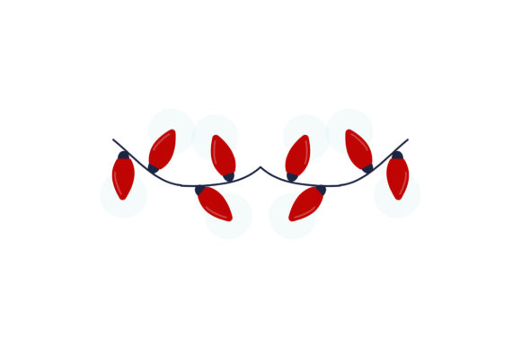 Christmas Vector Lamp Decoration Design for Festive Graphics